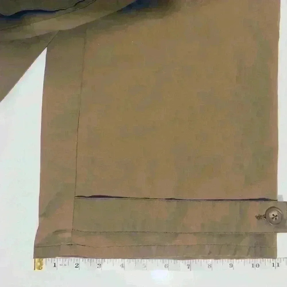 Forever 21 Nylon Baggy Cargo Pants, Women’s Size Small, Khaki - Picture 8 of 13
